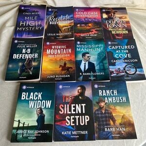 Lot of 11 Harlequin Intrigue Romance Books -75th Anniversary 2024